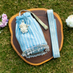 Blue Potli with Tassels